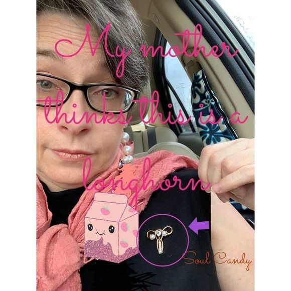 Female Reproductive Pin -Yellow Gold NEW - Picture 4 of 9